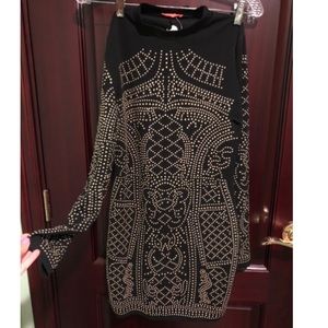 Banjul Black Dress *Balmain Inspired*